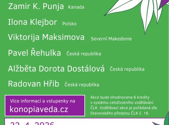 Konopí a věda XI: zveřejňujeme hlavní řečníky
