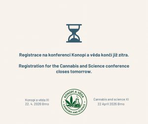 Last call: Poslední možnost online registrace na letošní ročník Konopí a věda XI
